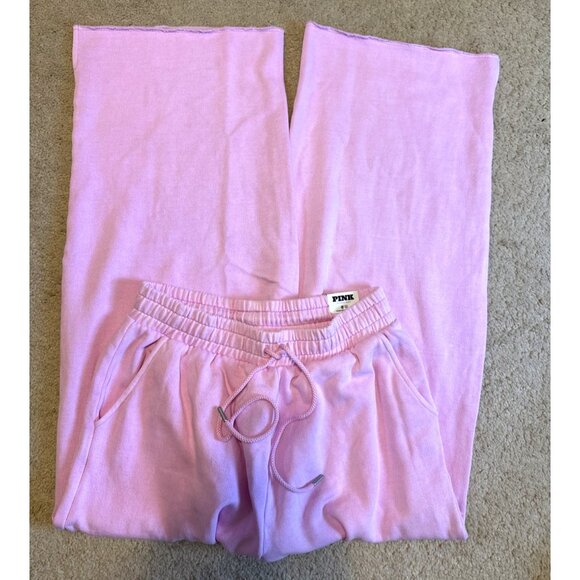 Women’s Victoria’s Secret PINK Rear Logo Cotton Sweatpants S Small Pull On NEW - Picture 4 of 10